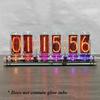 6-Position IN-18 Glow Clock Motherboard Nixie Tube Clock Base Electronic Numbers Watch Maintenance Desktop DIY Accessories
