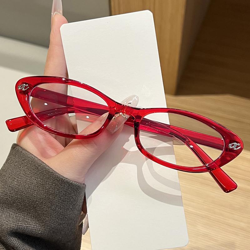 Retro New Oval Plastic Anti Blue Light Glasses for Men and Women Fashion Trendy Reading Glasses