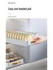 Pull-Out Basket Drawer Dish Rack for Kitchen Cabinet Storage