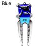 Portable Zinc Alloy Training Aids Pitch Repairer Tool Golf Fork Prongs Golf Divot Lawn Maintenance