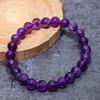 Natural Amethyst Gemstone Handmade Cuff Adjustable ETC-9722