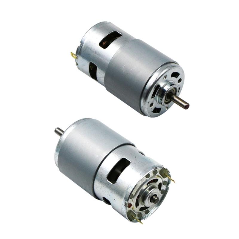 895/795/755 Large Torque Motor 12V 6000RPM 24V 12000RPM Double Ball Bearing
