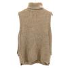 niko and... No sleeve turtleneck knit Ash brown Women Used