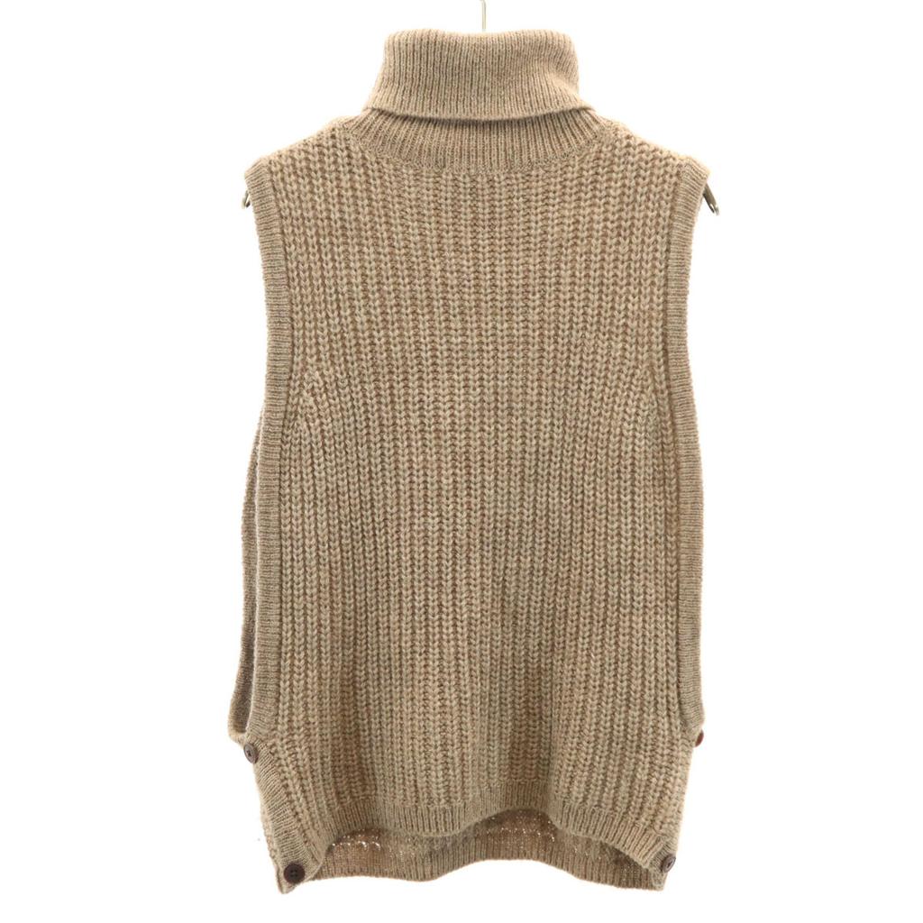 niko and... No sleeve turtleneck knit Ash brown Women Used