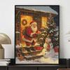 Christmas Diamond Painting Kit Santa Claus Snowman Gifts Winter Night Handmade Home Entertainment Decorative Painting