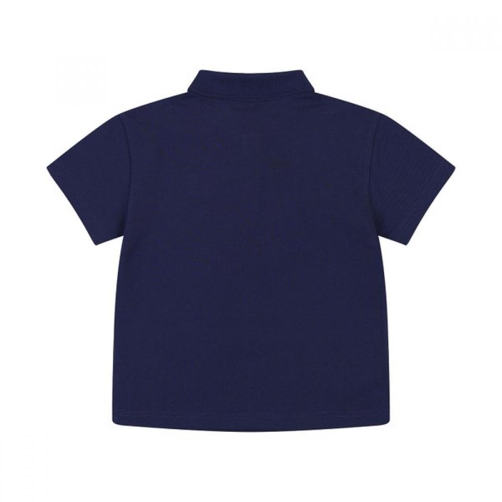 Kangol Kids Coolmax Pique Polo T shirT Navy Sb 0002
