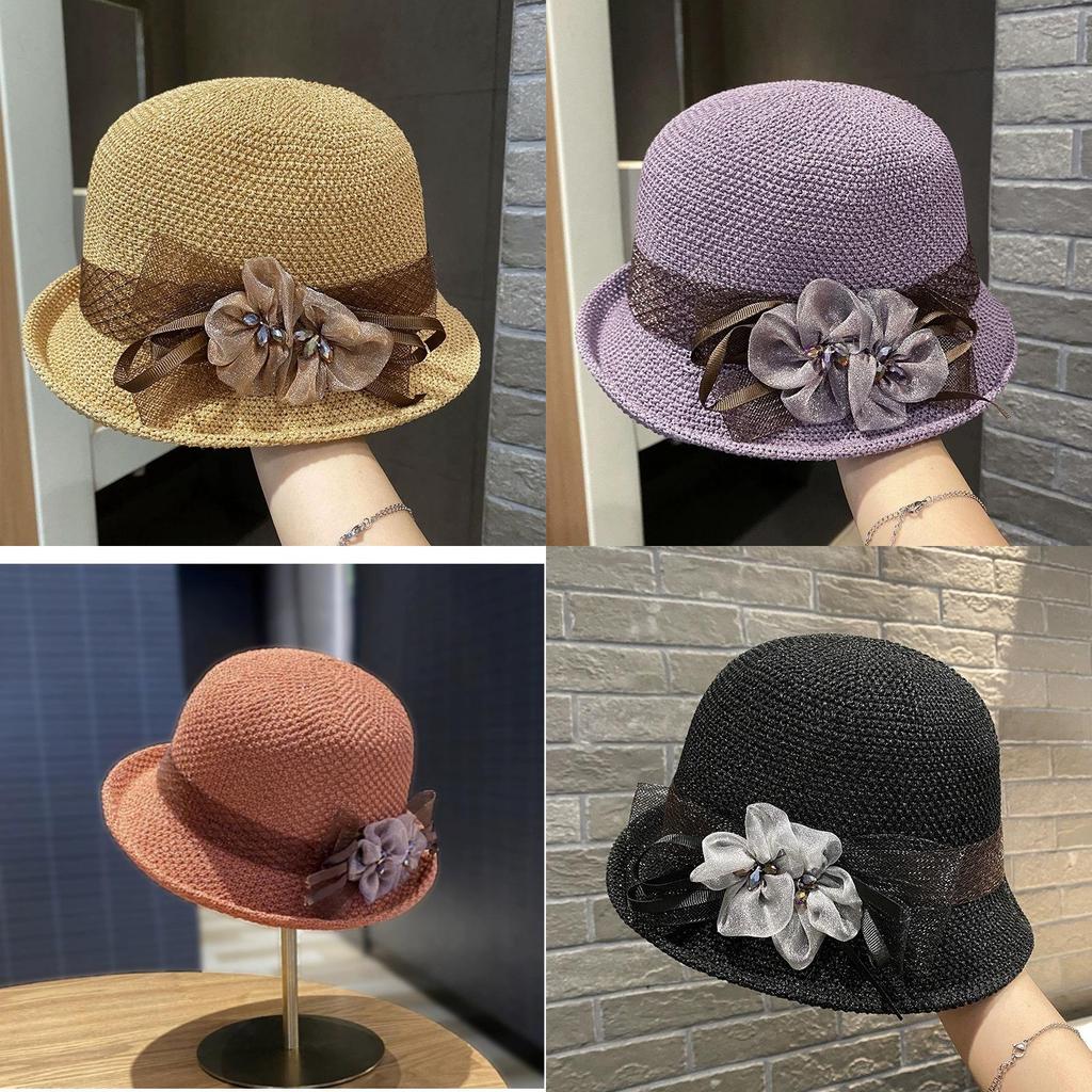 Boho Summer Ladies Short Brim Cap With Sun Protection And Quick Dry Features For Daily Use