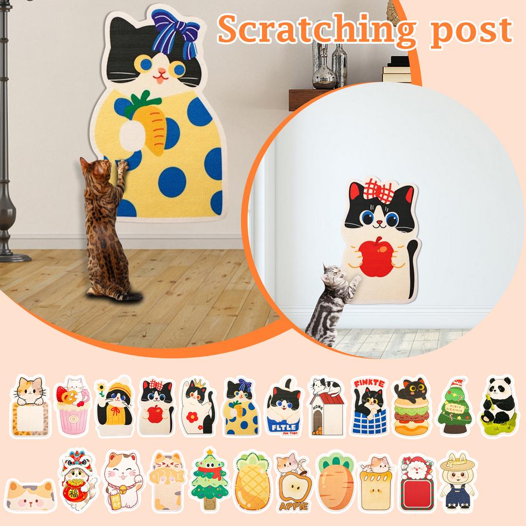Non-shedding Scratching Post, Vertical Wall Sticker, Scratching Sofa Protector, Adhesive Scratching Mat Toy.