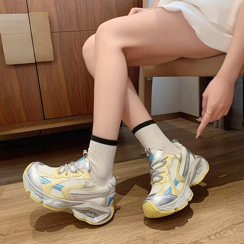 Fashion and casual design sense Classic platform women's summer new breathable mesh comfortable sports shoes