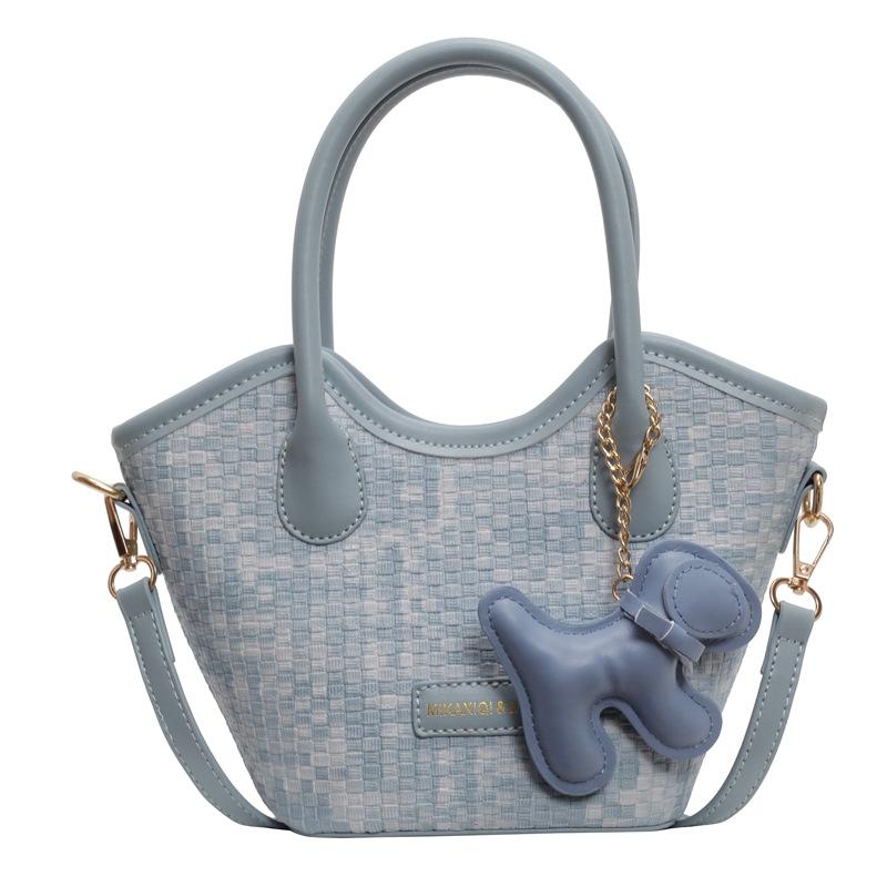 Premium sense simple tote bag new trendy fashion hand bag summer versatile shoulder messenger bag