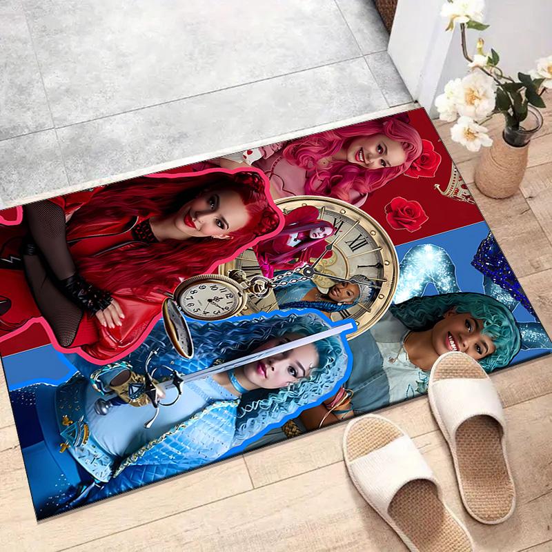 1pc Descendants The Rise of Red2 Design Printed Area Rug Carpet for Bedroom Living Room Home Decor Rugs Mat Non Slip Mat Rug for Bedside