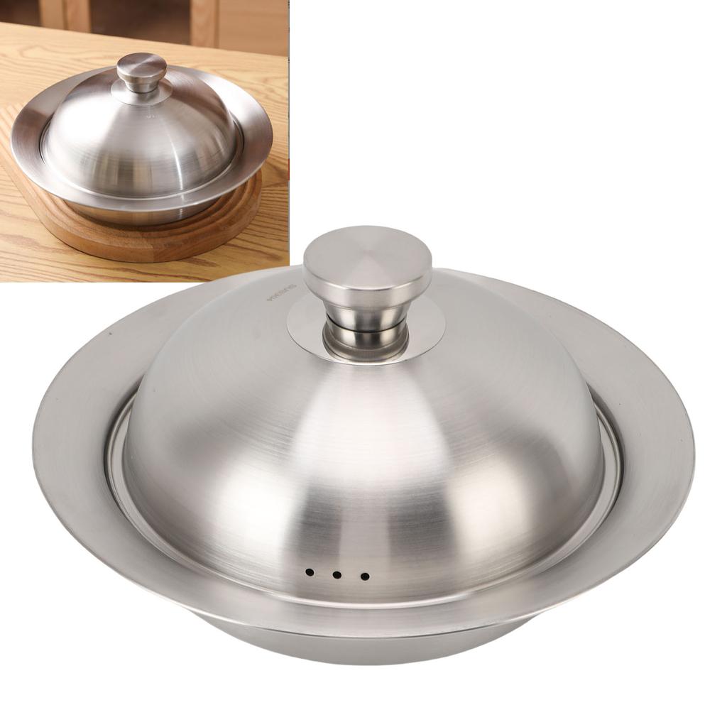 304 Stainless Steel Flying Saucer Rustproof Multifunctional Steam Plate Noddle Drainer for Pot Kitchen Supplies