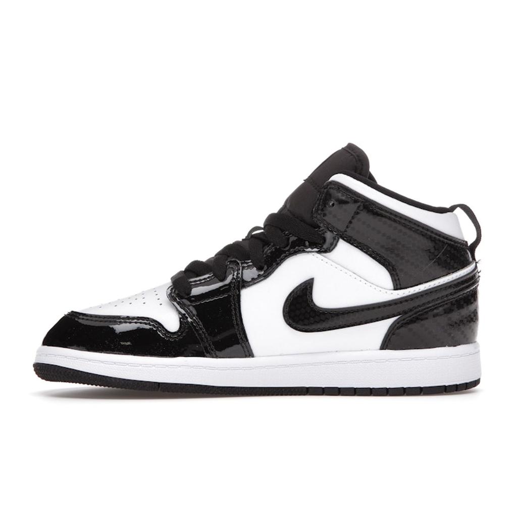 Air Jordan 1 Mid SE PS All Star 2021 Kids Sneakers Black White DD2194-001