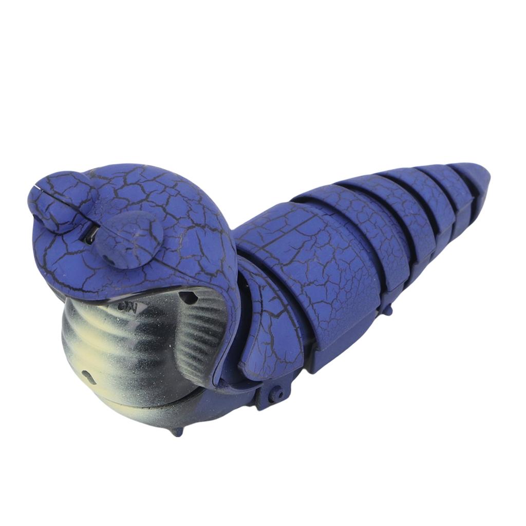 Remote Control Snake Prank Tool Realistic RC Smart Sensing Snake Toy Funny Moving for Kids Blue