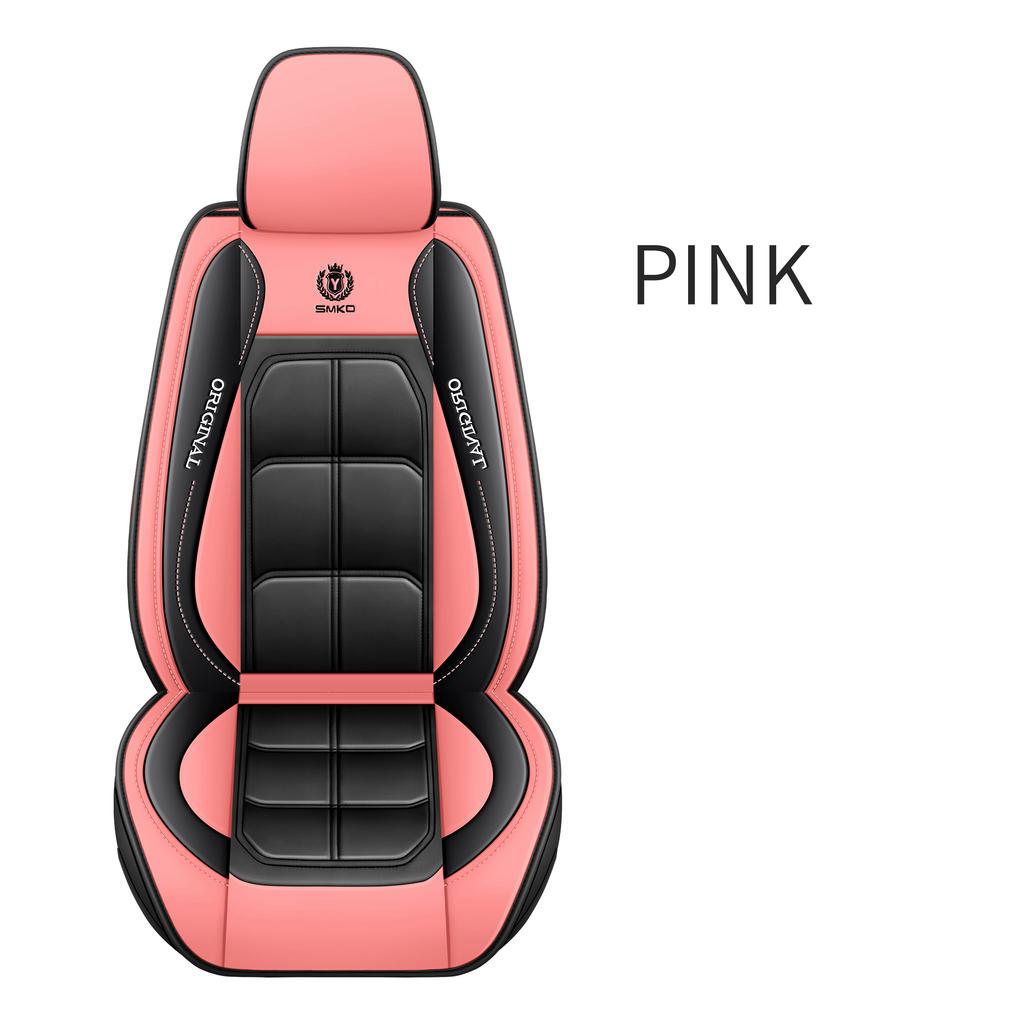 1 pezzo Coprisedile Auto Universale in Pelle PU Premium Tappetino Protettivo per Tutte le Stagioni con Morbido Cuscino Coprisedile Pacchetto Completo