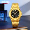 SKMEI 2684 Elegant Exquisite Men's Watch Waterproof Luminous Calendar Steel Belt Business Luxury Quartz Watch Relgios Masculino