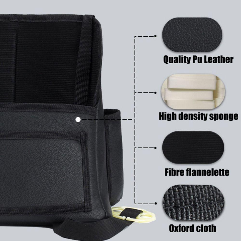 Stowing Tidying Leather Car Handbag Holders Seat Middle Hanger Storage Bag  Front Seats Gap Storage