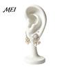 Earring Holder Human Ear Holder, Shaped Jewelry Stand, Storage Three-dimensional Stand Organizer, Display for Home Dresser Store Counter Use