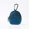 Genuine Leather Cowhide Coin Purses With Keyring Coin Pouch Fashion Small Purses