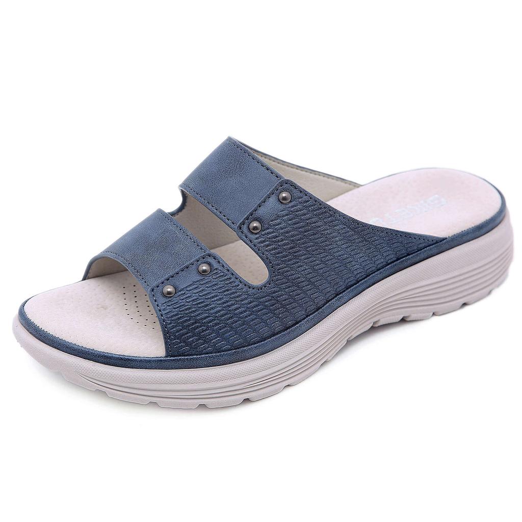 Sandalias De Mujer Shoes for Women Elegant Summer Fashion Wedges Comfortable Beach Slippers Plus Size 34-42 Platform Sandals