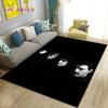 Tappeto Area Grande Freddie Mercury Queen-Rock-Band, Tappeto per Soggiorno Camera da Letto Divano Zerbino Decorazione, Tappetino Antiscivolo per Pavimento 3D