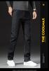 Men's Thick Velvet-Lined Stretch Denim Jeans, Loose Fit, Straight Leg, 2023 New Style, Autumn/Winter Warmth.