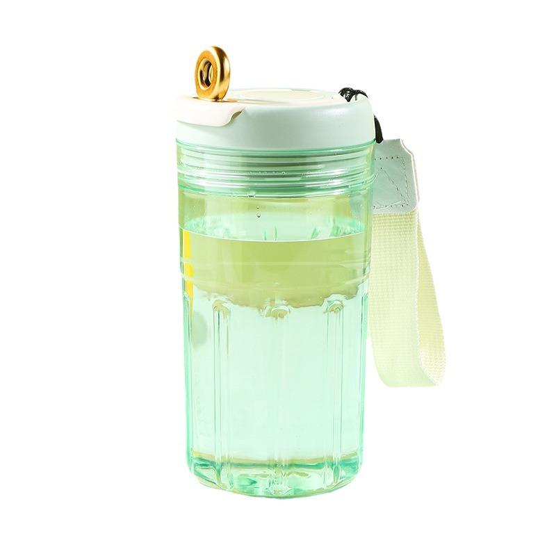 Water bottle modern simple plastic cup outdoor sports portable cup PP material direct drinking plastic coffee cup wholesale