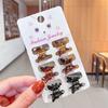 6 Pieces Elegant Leopard Acrylic Hair Claw Hairpin Hair Clip for Women and Girls Fashion Headwear Hair Ornament