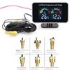 HD LCD 2 in 1 Car Water Temperature Gauge Voltmeter Waterproof 10mm Sensor 12V 24V for Car Truck SUV RV with Alarm Function