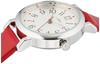 Fieldwork Analog Watch Lovely Silver Leather Strap Red (Fieldwork) GY044-4 Women's