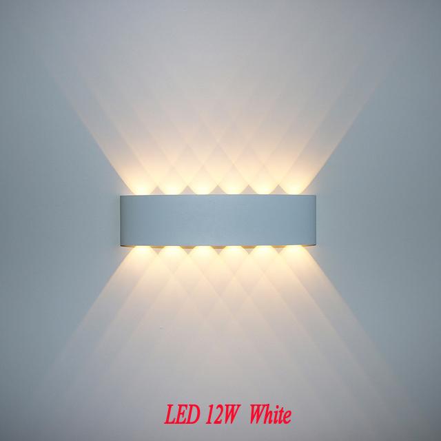 IP65 LED Wall Lamp Outdoor Waterproof Garden Lighting Aluminum AC86-265V Indoor Bedroom Living Room Stairs Wall Light  NR-184