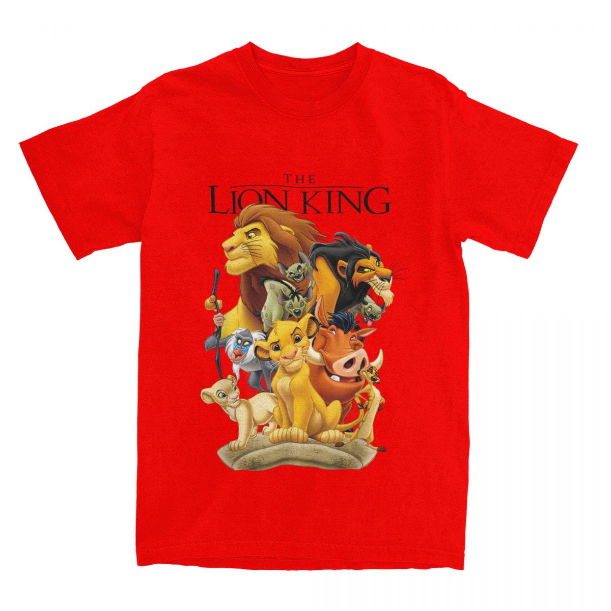 

Miniso Women TShirts The Lion King Cotton Tee Shirt Short Sleeve Pride Land Characters T Shirts Round Collar Clothes Plus Size 4XL