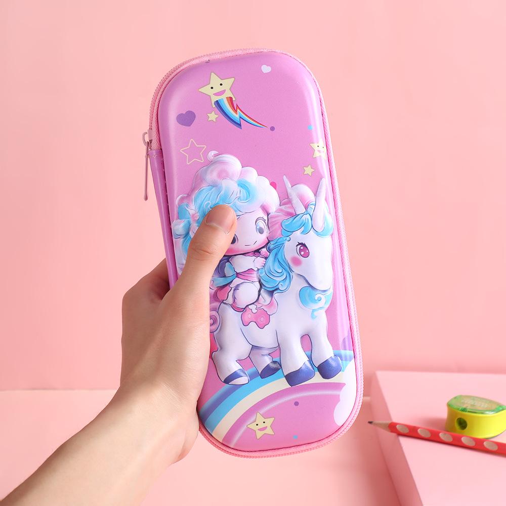 3D Cartoon Pencil Case - Cute, Large Capacity Stationery Bag for Kids, Boys & Girls
