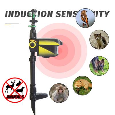 Solar Watering Sprinkler Motion-Induced Animal Repellment Garden Irrigation Waterer Adjustable Water Spray Irrigation
