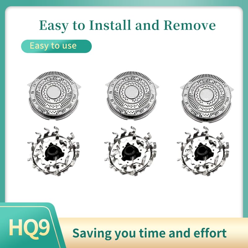 Hq9 Electric Razors Blades Replacement Fit for Norelco 8240XL 8250XL, Durable Shaver Blades for norelco 8140XL 8150XL 8160XL 8170Xl 8171XL 8175XL