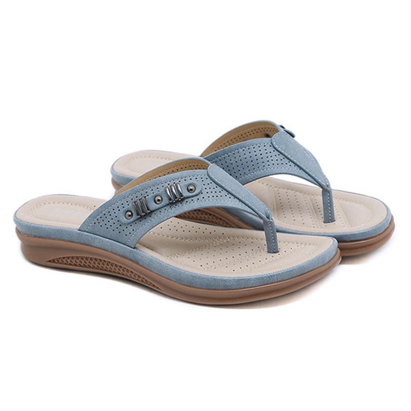 Scarpe Estive 2026 Sandali Donna Piatte Vacanza Marca Sandali da Donna Stile Boemo Nero Blu Taglia Grande 42