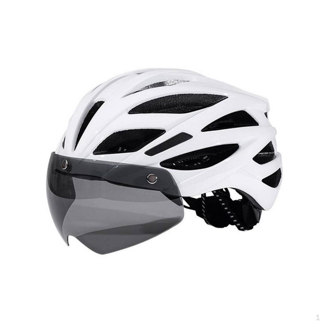 Helmet with Visor Safeguarding Bike Padded for Cyclists