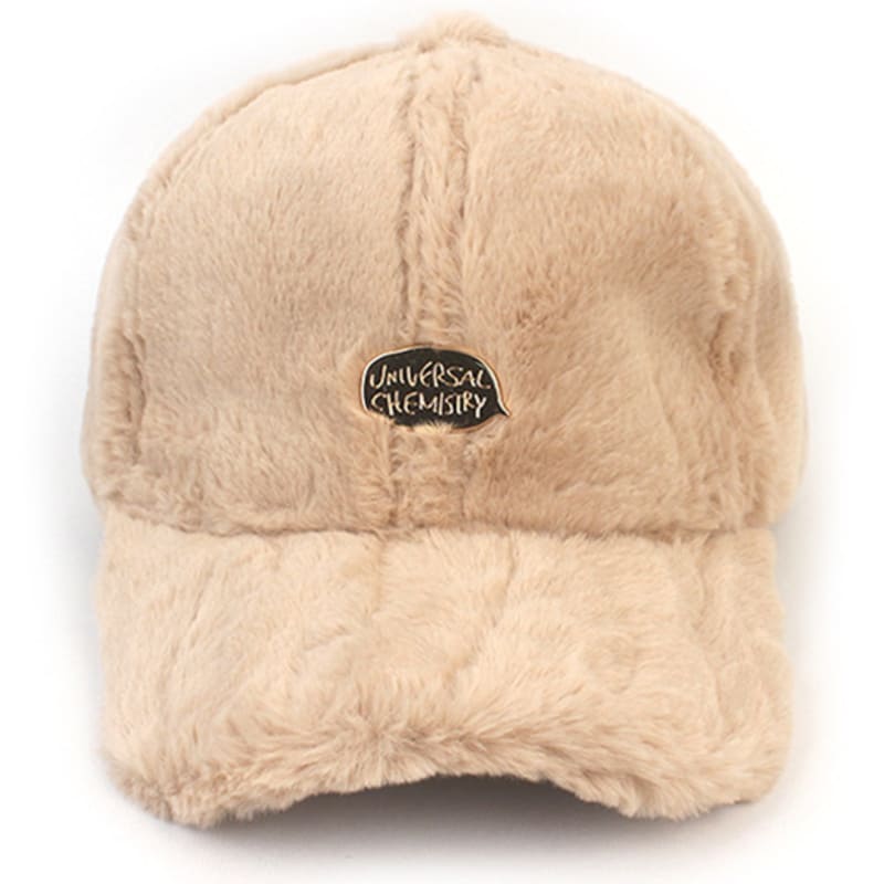 Universal chemistry Bubble Beige Fur Ballcap
