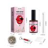 Kit de Joyas Dentales DIY Fácil de Quitar e Instalar Pegamento Super Pegajoso Resina Anti-caída Cristal Joyería Decoración Dental Kit de Joyería