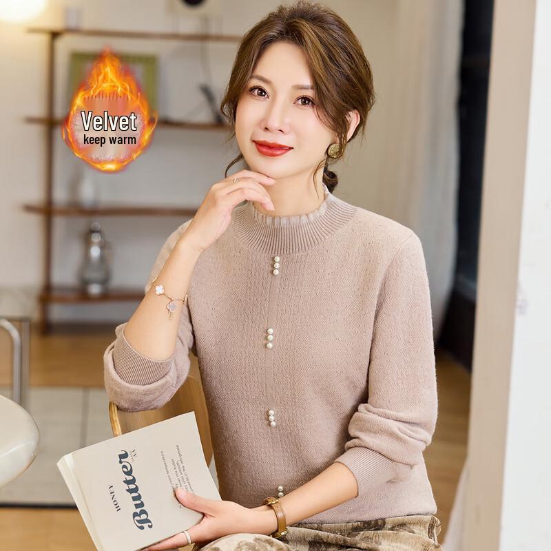 

Women s Fleece-Lined Thermal Knit Top XL