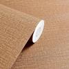 Linen Texture Self-Adhesive Waterproof Wallpaper for Bedroom & Living Room - Thickened, Solid Color, Moisture-Proof, Simple Design.