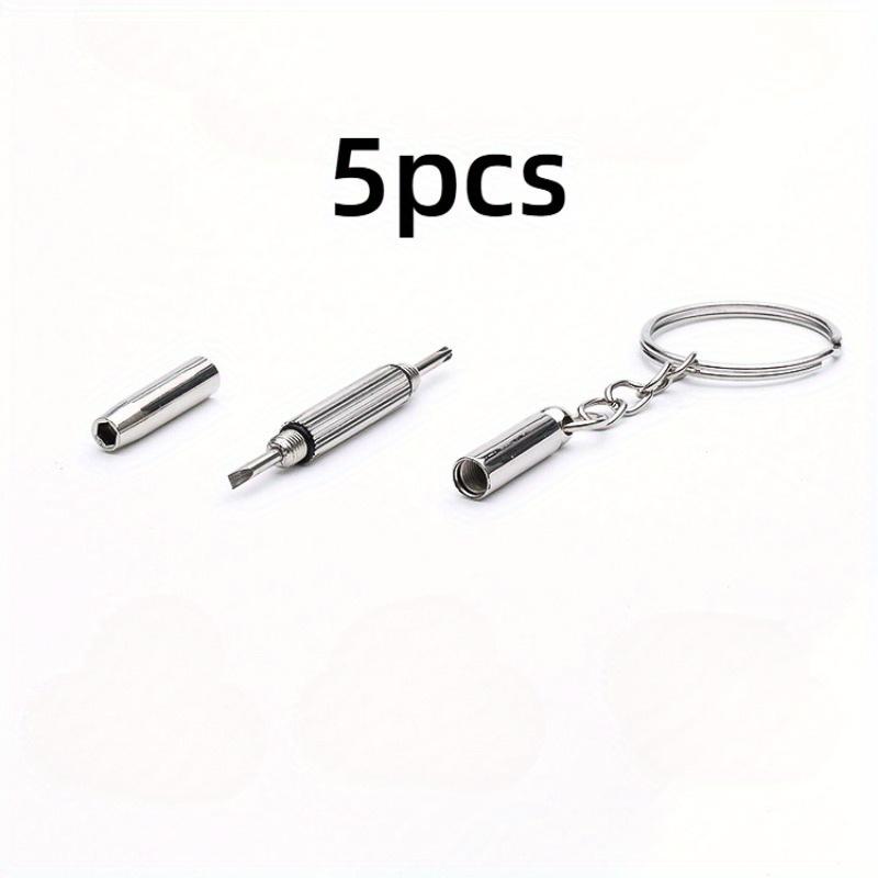 

5/10pcs Precision Screwdriver Set with Keychain - for Eyeglass & Watch Repair, Repair Tool, Household Small Item Repair Tool
