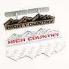 3D Metal HIGH COUNTRY Emblem Badge Alloy Decoration Grille Sticker Car Rear Trunk Fender Side Decal for Chevrolet Accessories
