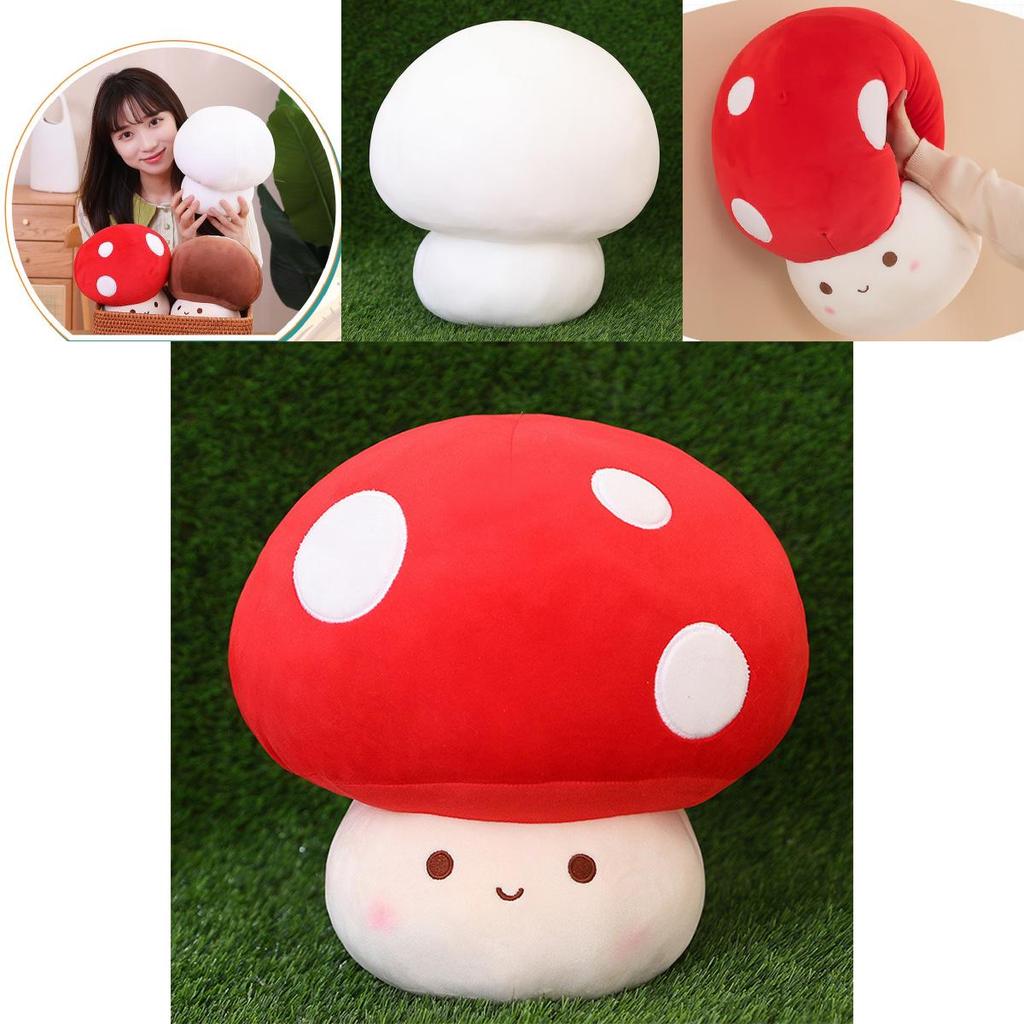 Red Umbrella Mushroom Plush Toy Soft And Cuddly!