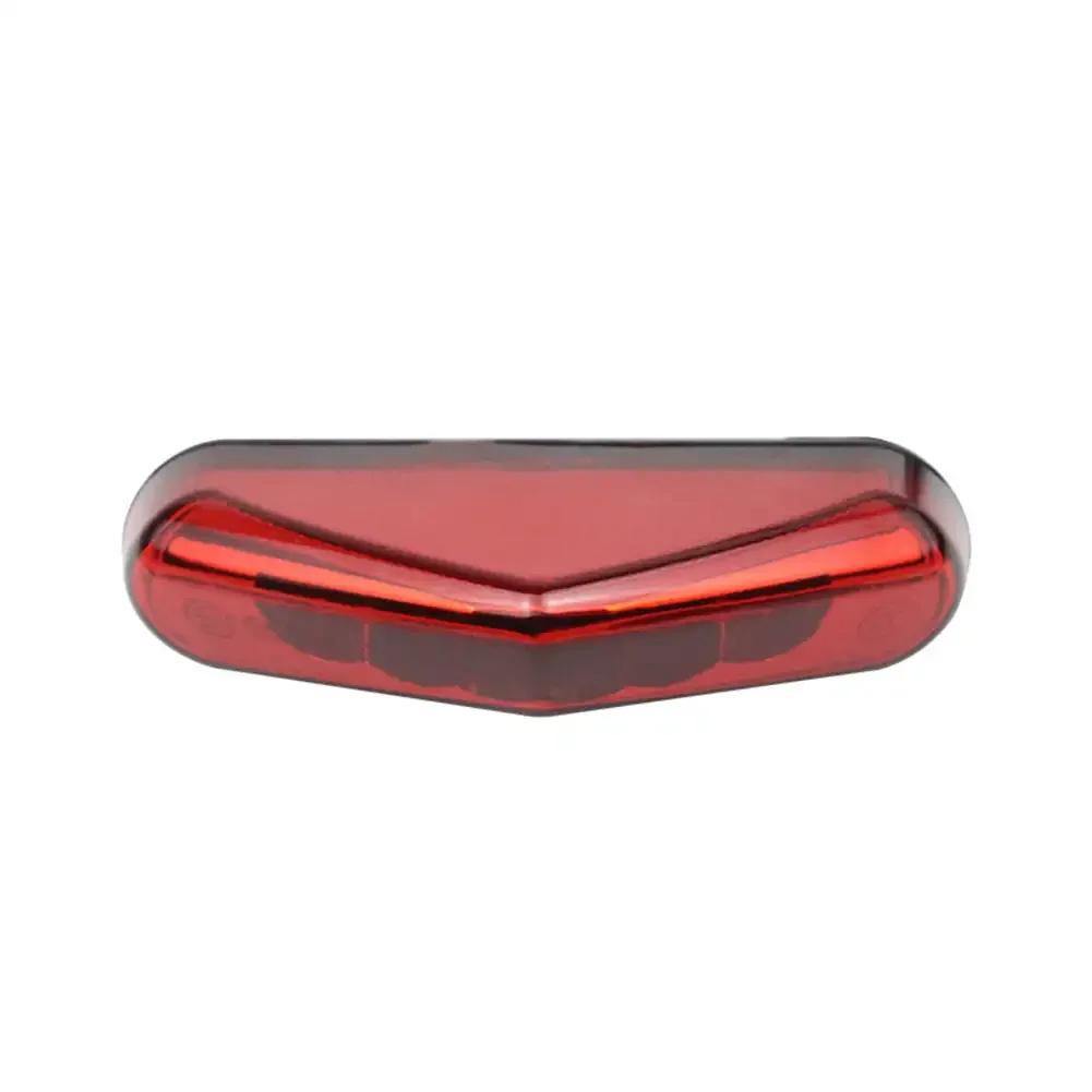 Mini Motosiklet LED Arka Plaka Işığı 12V Arka Fren Lambası Pit Dirt Bike ATV Chopper Scooter Cruiser İçin Plaka Arka Lambası
