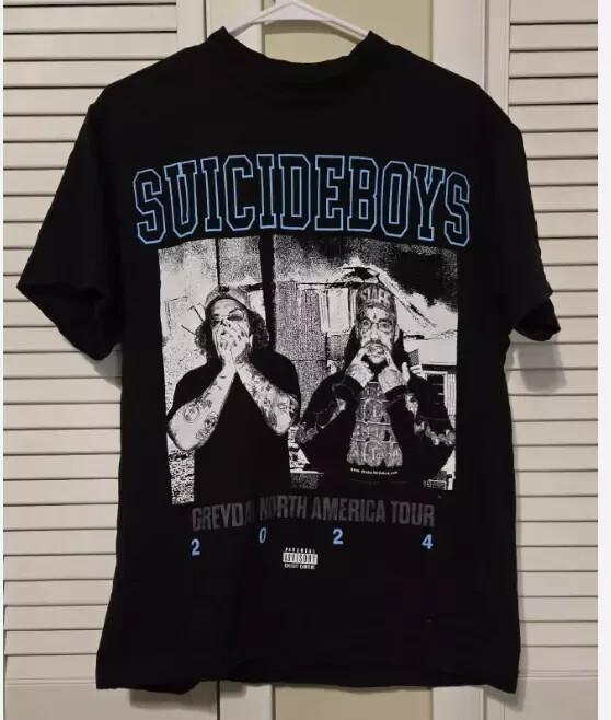 UICIDEBOY GREY DAY TOUR 2024 ФУТБОЛКА Размер L G59 Records SUICIDEBOYS Унисекс Футболка M