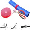 10M/Roll Double Side Hook and Loop Tape 10/12/14.5/20mm Green Garden Tape  Cable Management