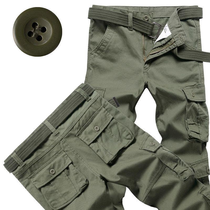 Fashion Camouflage Trousers Work Trousers Men's Drawstring Trousers Loose Large Size Casual Trousers Tide Multi-pocket Trousers Work Trousers