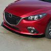 Car Front Bumper Lip Body Kit Lower Splitter Body Kit For Mazda 3 Axela 2014-2018 Glossy Black