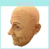 Elderly Man Latex Mask With Realistic Design For Halloween Costume Party Fun